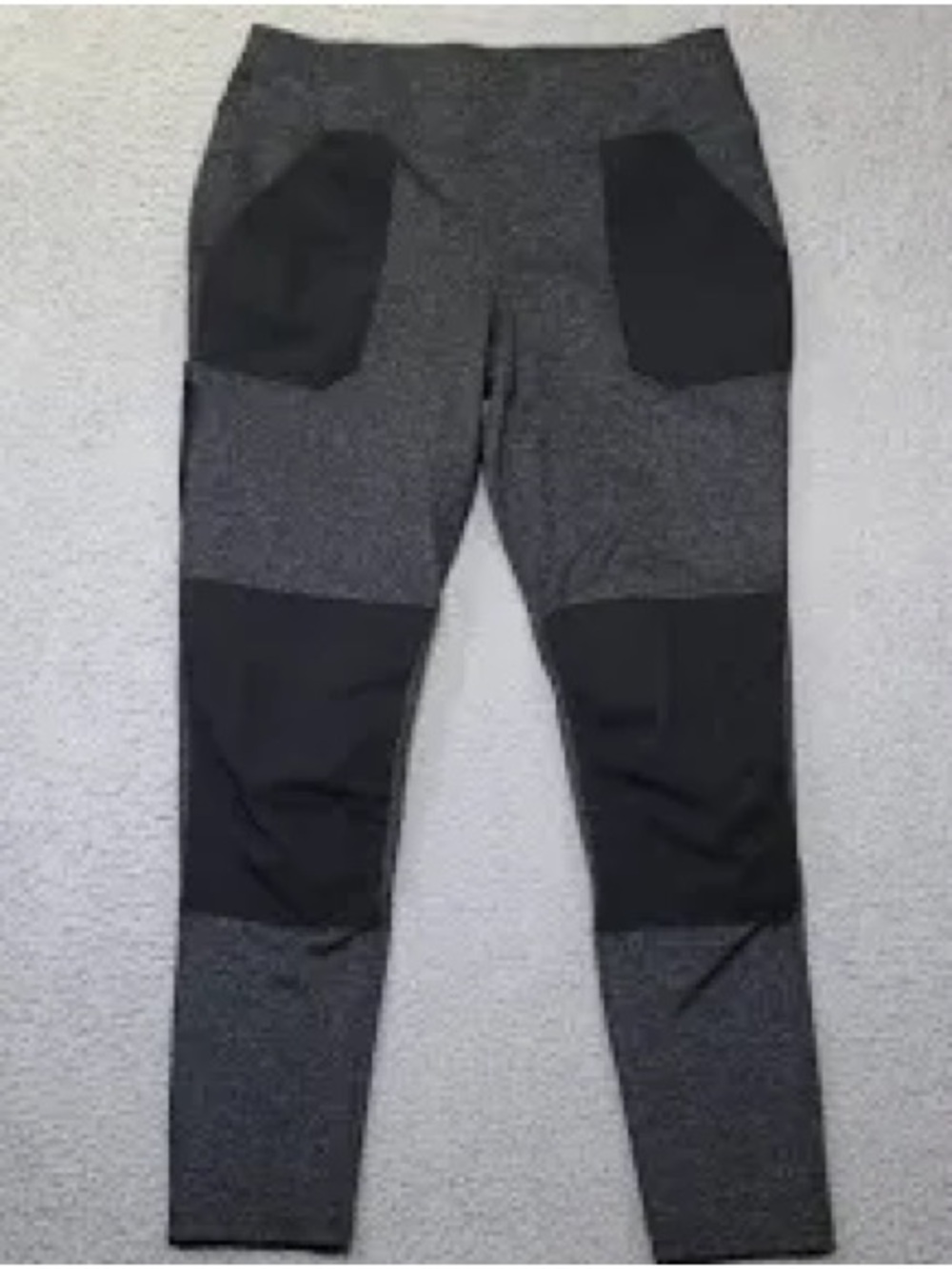 Carhartt Ladies Fitted Charcoal Gray Joggers with Black Panels